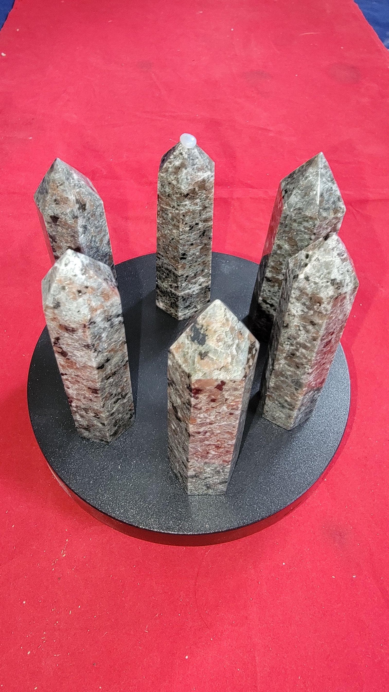 Yooperlite Tower ~4 Inch Polished Fluorescent Glow Crystal Point | Michigan Lake Superior Stone Obelisk — 1