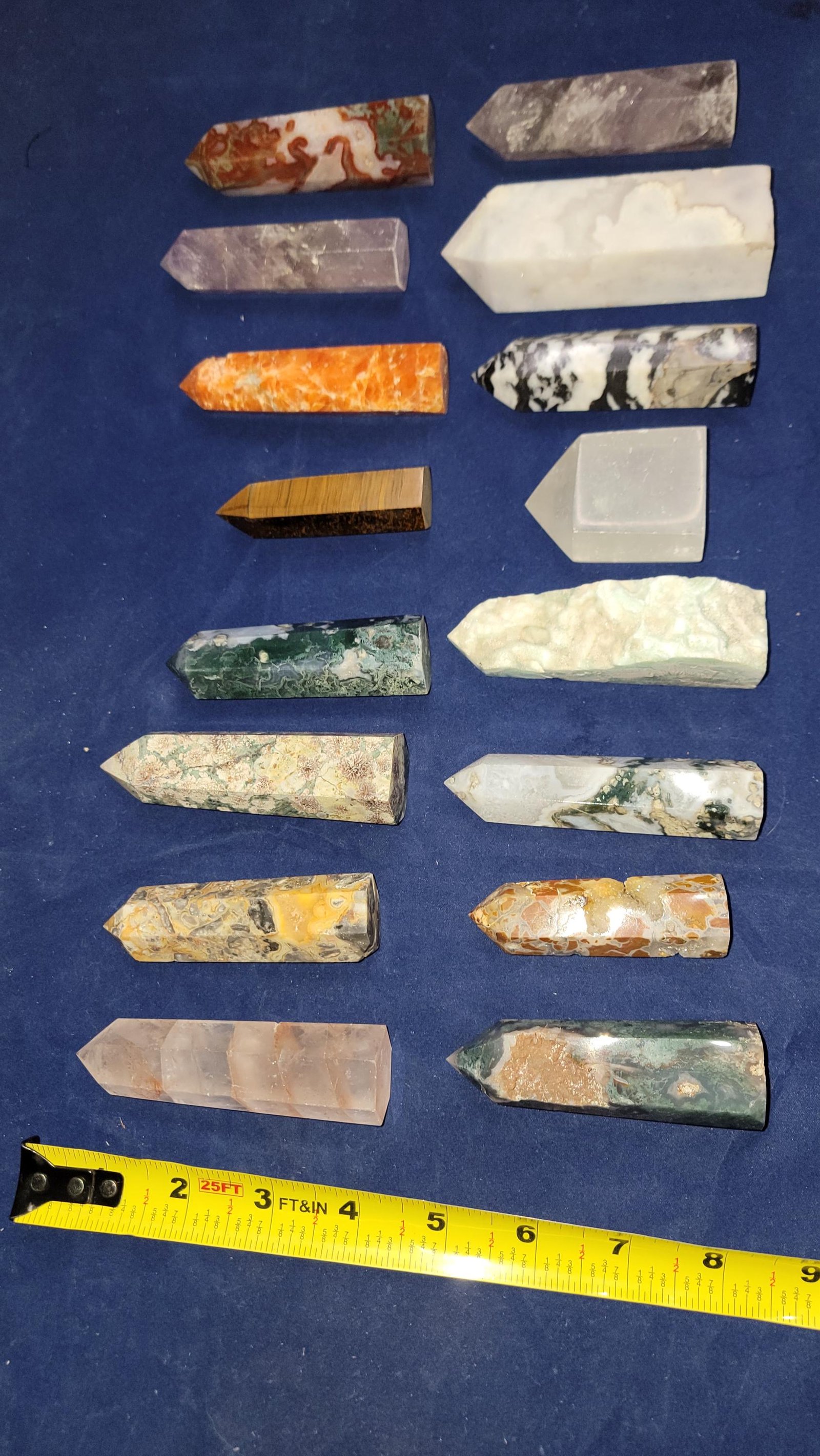 Random Pack of 5 Polished Crystal Towers | Mystery Gemstone Obelisk Bundle | Healing Stones Surprise — photo 3 of 3