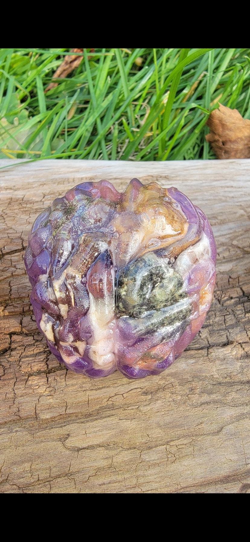 Rocks on the brain paperweights — option 4