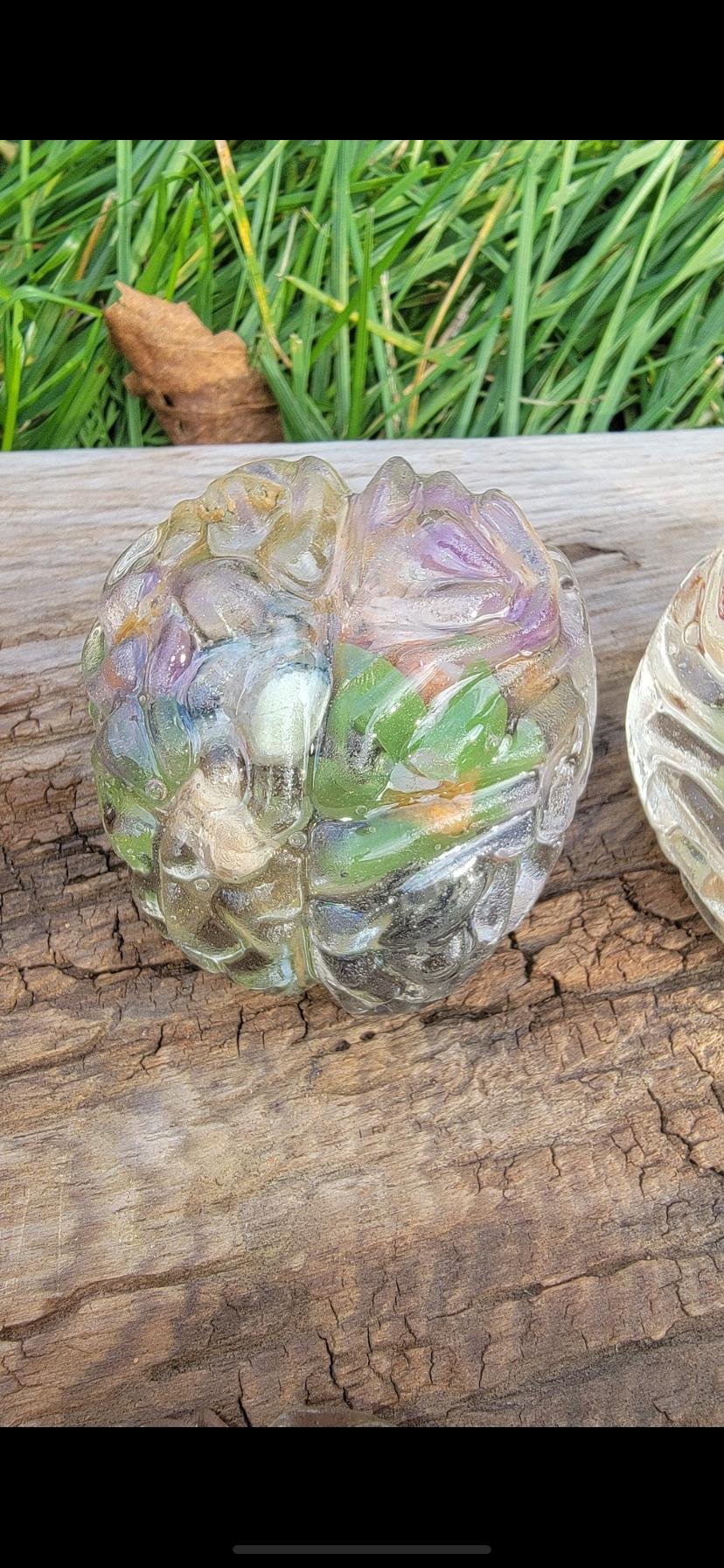 Rocks on the brain paperweights — option 1