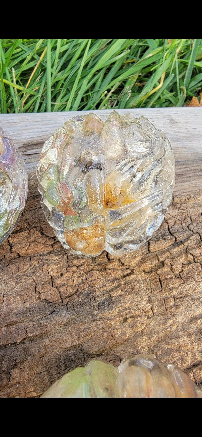 Rocks on the brain paperweights — option 2
