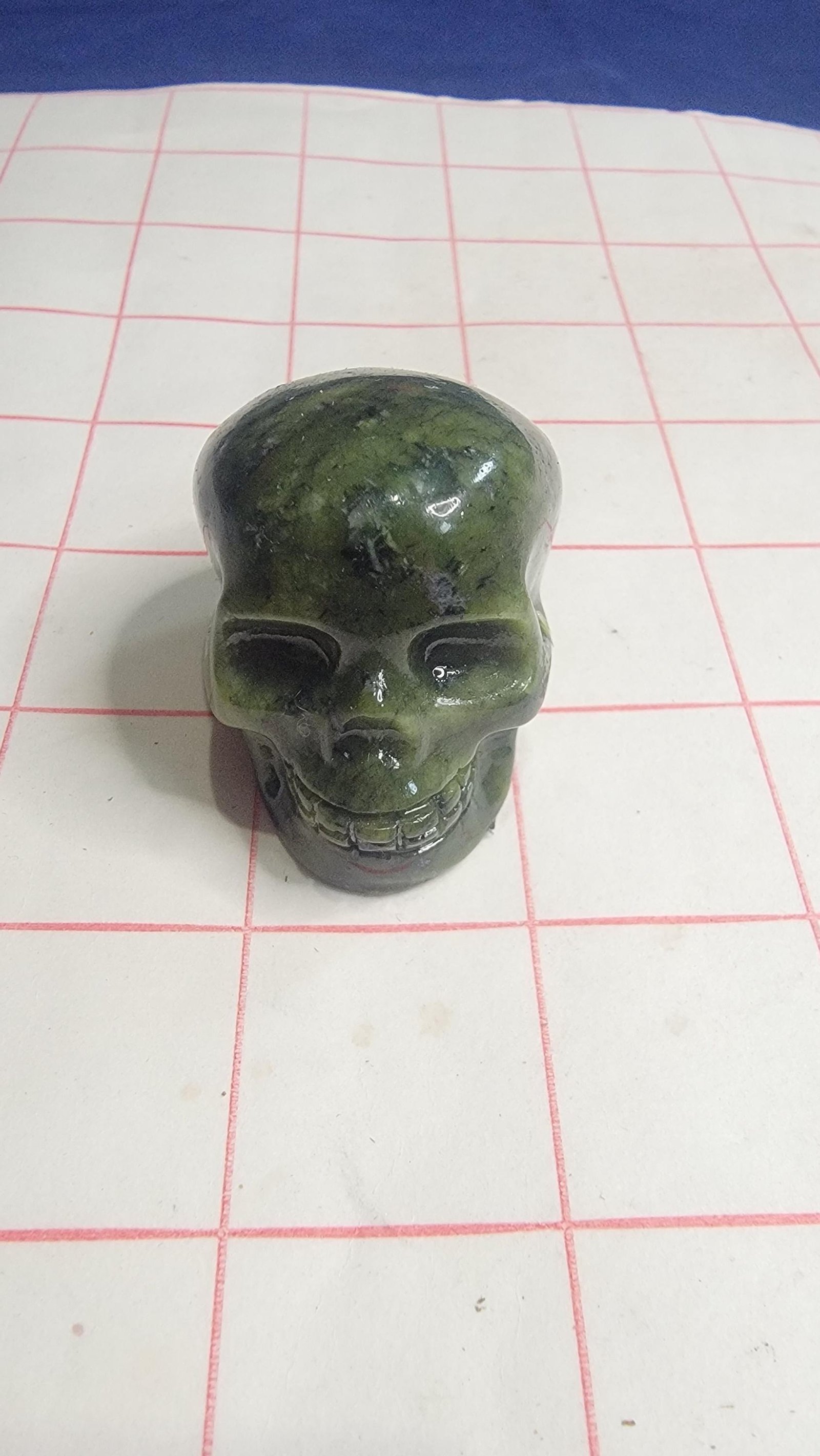 Polished Gemstone Crystal Skull Carving - Choose Your Stone 2" Figurine — 3