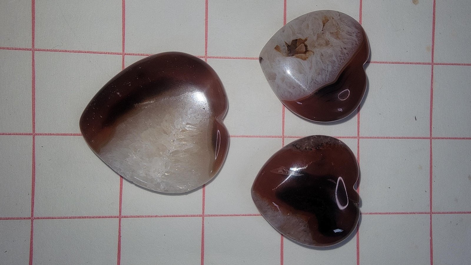 Polished Carnelian Quartz Heart – Natural Worry Stone, Sacral Chakra — 2x2 inch heart — photo 6 of 6