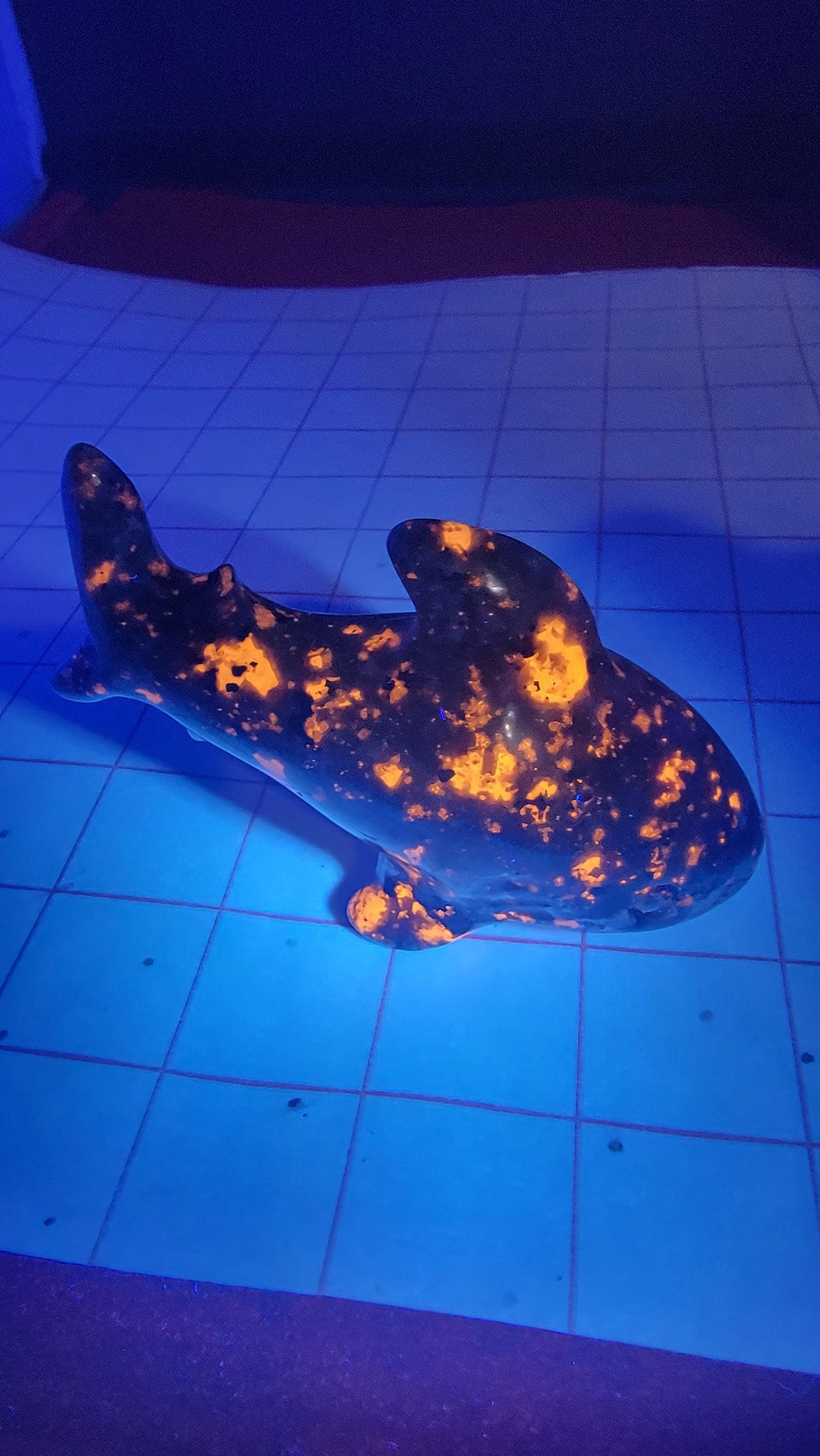 Yooperlite Carving: Hand-Carved Glowing Elephant, Stitch, Owl, or Shark — Elephant — photo 8 of 8