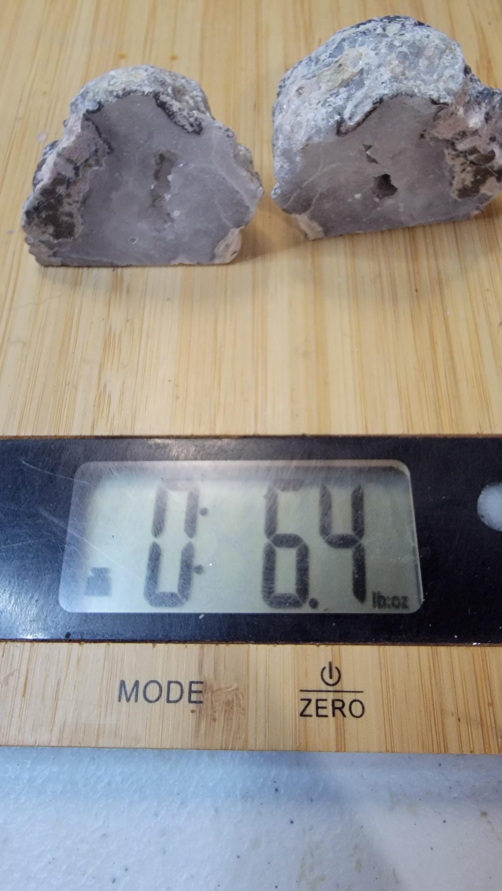UV Reactive Geode Pair: Druzy Quartz Pockets, Raw Natural Beauty — photo 6 of 6