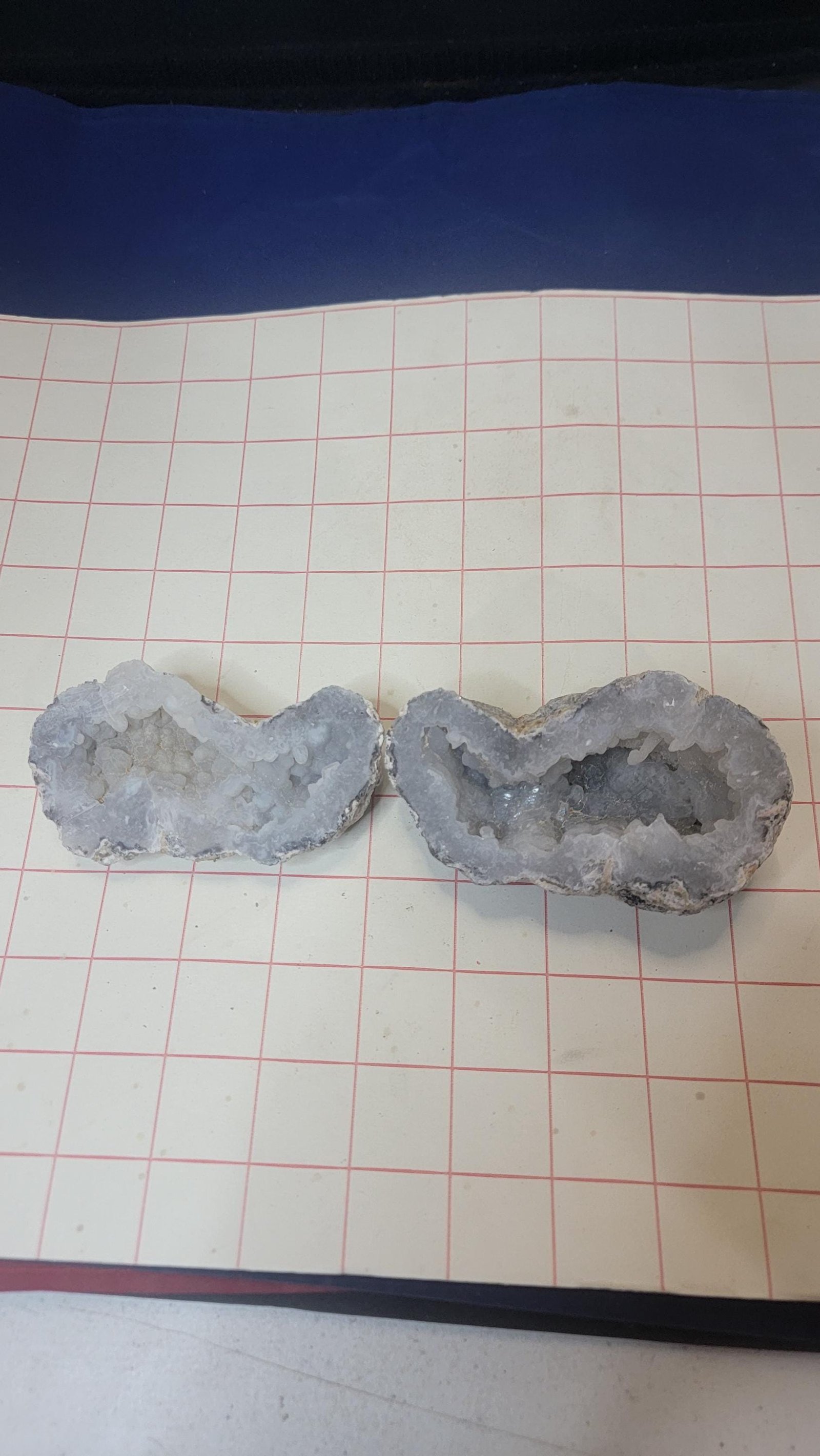 Trancas Geode Half: Druzy Quartz, Botryoidal Exterior, UV Reactive — 5.5oz — photo 3 of 7
