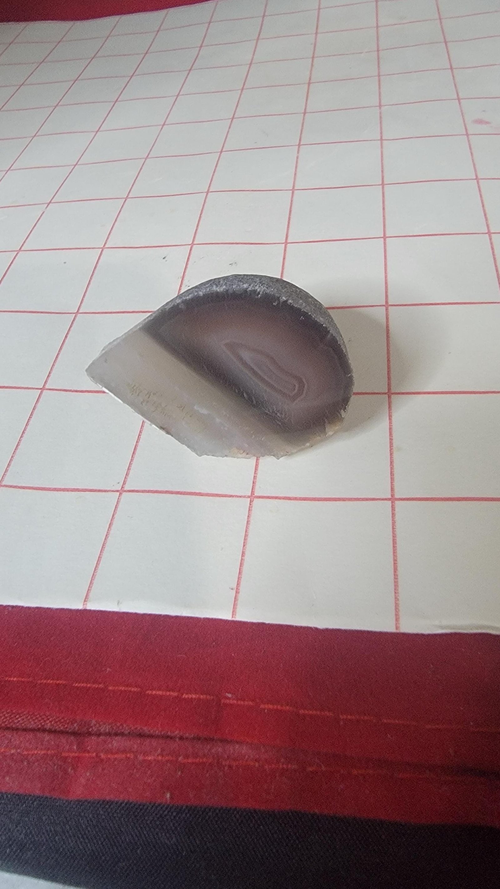 Polished Swazi Agate Half: Vibrant Banding, Crystal Decor - Choose Your Piece — 2.2oz — photo 3 of 8