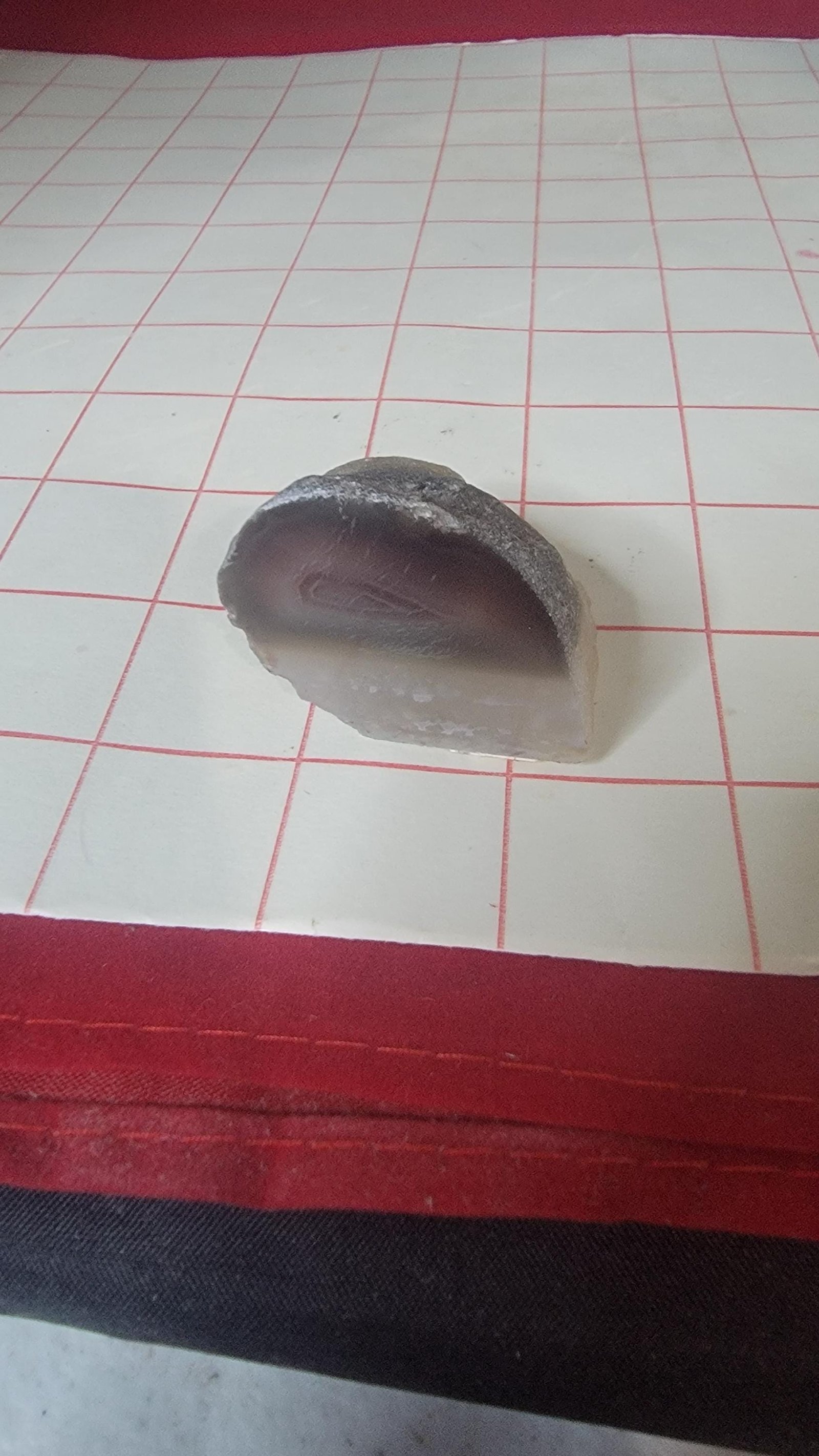 Polished Swazi Agate Half: Vibrant Banding, Crystal Decor - Choose Your Piece — 2.2oz — photo 6 of 8