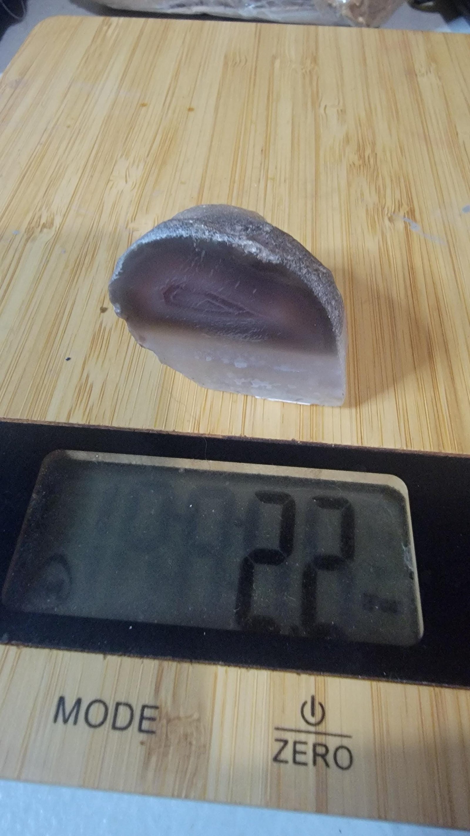 Polished Swazi Agate Half: Vibrant Banding, Crystal Decor - Choose Your Piece — 2.2oz — photo 8 of 8